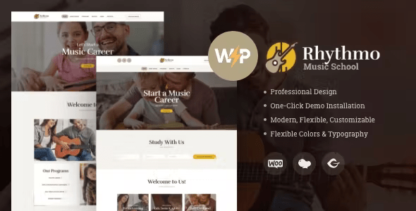 Rythmo - Arts & Music School WordPress Theme